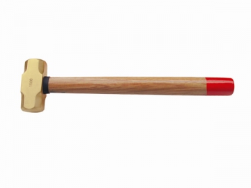 2101B Brass Sledge Hammer with Wooden Handle