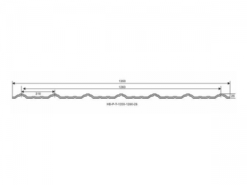 UPVC Roofing Sheet (T-1130)