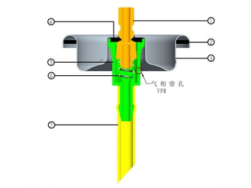 Aerosol Valve for Powder Spray