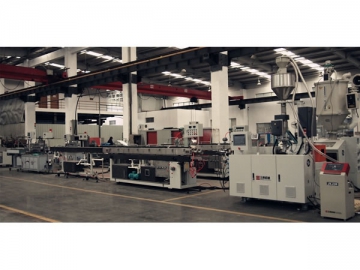 High speed PVC medical tube extrusion line