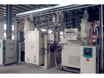 TPV,PVC automobile sealing strip extrusion line