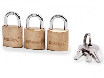 3 pc Solid Brass Padlock Set