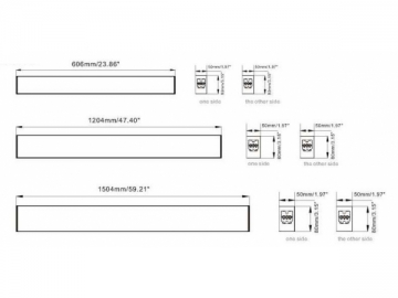 SL8050 LED Linear Light in Continuous Run