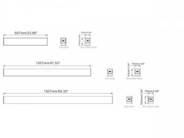 SL10075 LED Linear Light in Continuous Run