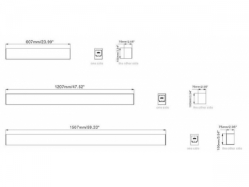 SL10075 LED Linear Light in Continuous Run