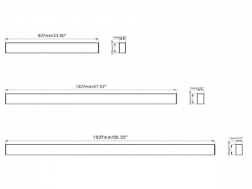 SL10075 LED Linear Light in Single Run