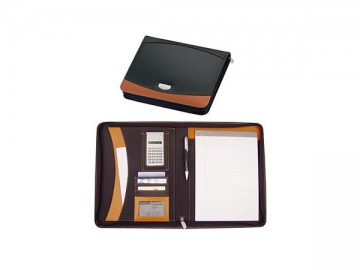 Zippered Leather Portfolios